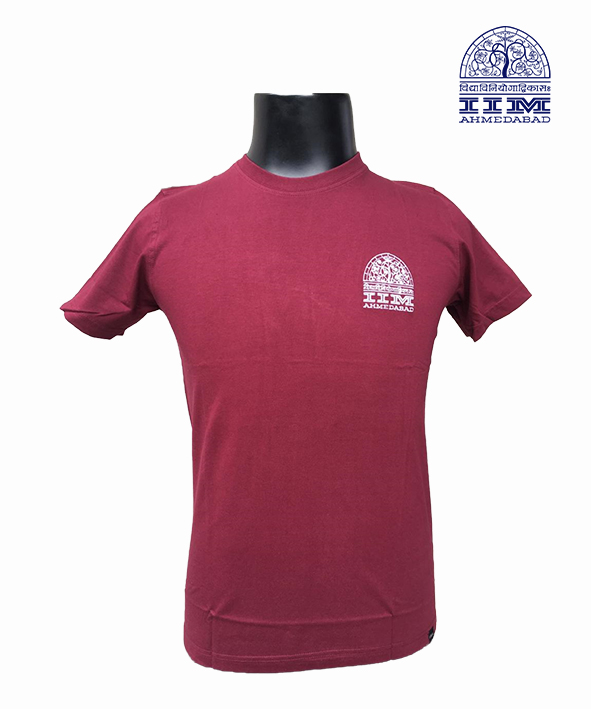 Round Neck Logo Maroon